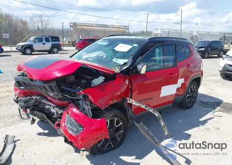 2021 Jeep Compass Trailhawk 4X4 из США, поврежденный, VIN 3C4NJDDB5MT591117
